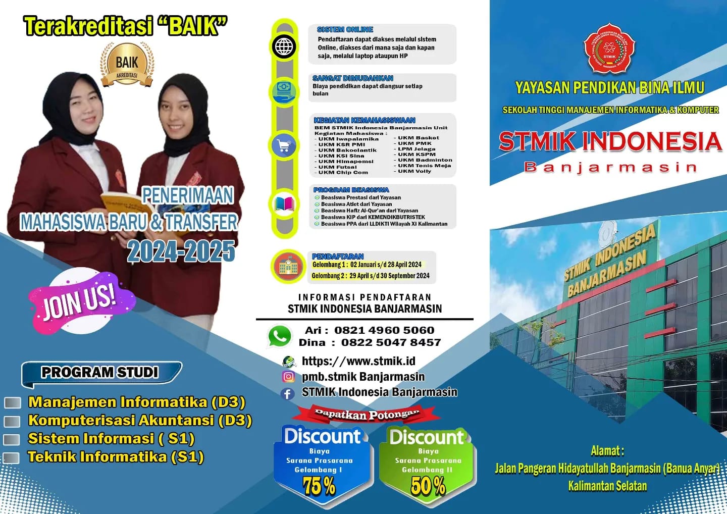 PMB Online STMIK Indonesia Banjarmasin 2024-2025