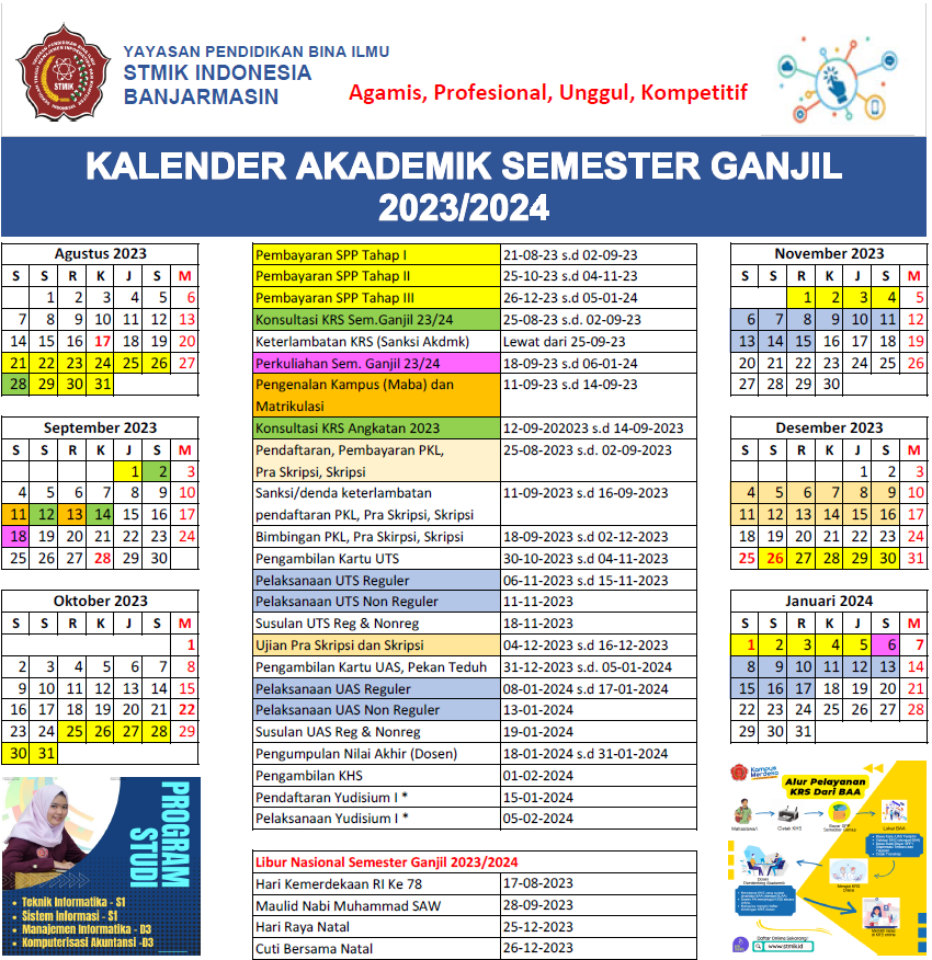 KALENDER Perkuliahan 2023-2024