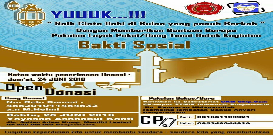 Bakti Sosial UKM CHIP.COM